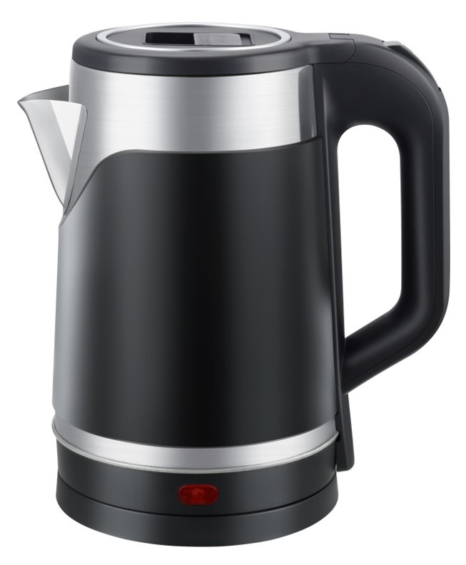 Чайник электрический 2л 1500ВТ дв.стенки: нерж-пластм MAXTRONIC MAX-507