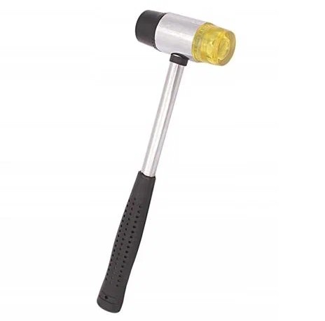 Киянка резиновая с металлической ручкой и обрезин. рукоятью 400гр. РХ [80]